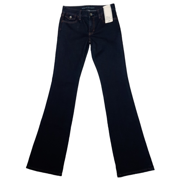 Banana Republic Webas Indigo Boot Cut Jeans NWT SZ 25 - Picture 1 of 11